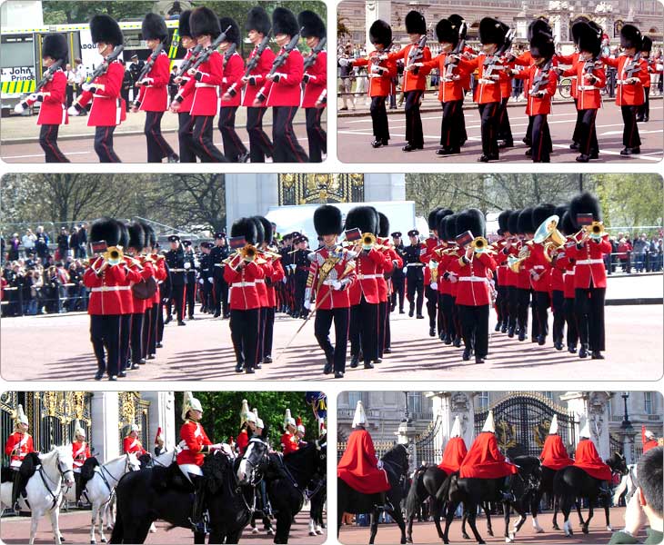 การแสดงของทหารที่พระราชวังบัคคิงแฮม