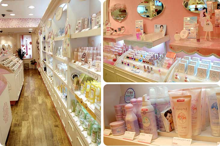 ภายในร้าน Etude House
