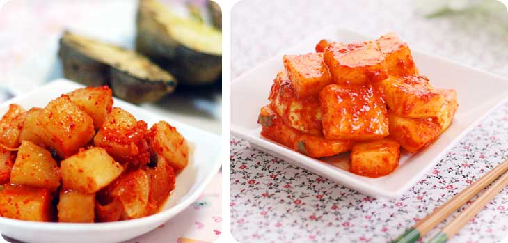 กั๊กดูกิ ( Kkadugi ) กิมจิหัวไช้เท้า