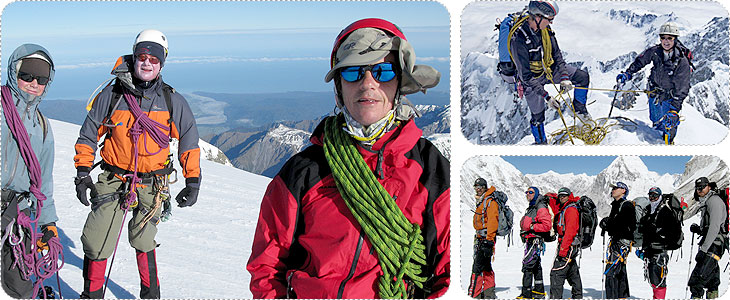 บรรดานักปีนเขาที่มาปีนเขา Mount cook