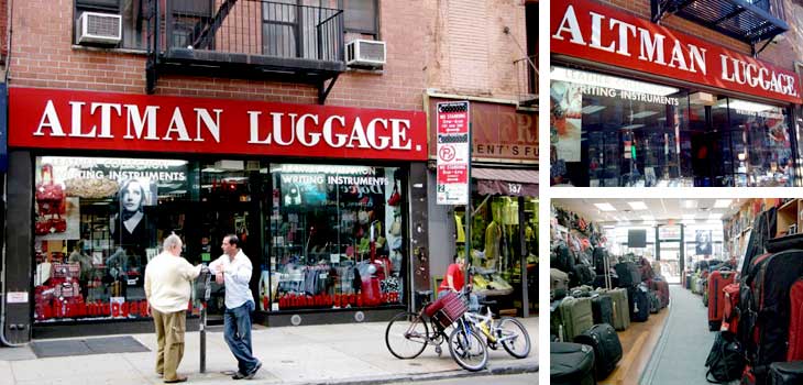 Altman Luggage - ร้านขายกระเป๋าชื่อดัง