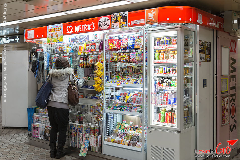 เที่ยวญี่ปุ่น โตเกียว ด้วยตัวเอง Japan Tokyo Trip ร้านขายของในสถานีรถไฟฟ้าโตเกียว