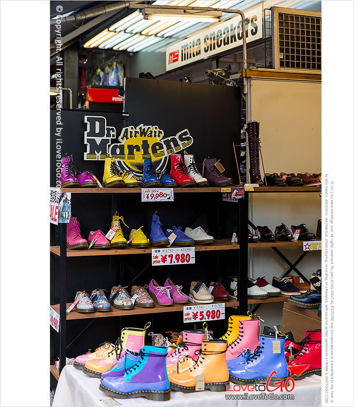 เที่ยวญี่ปุ่น โตเกียว ด้วยตัวเอง Japan Tokyo Trip รองเท้า ตลาด ameyoko อาเมโยโกะ