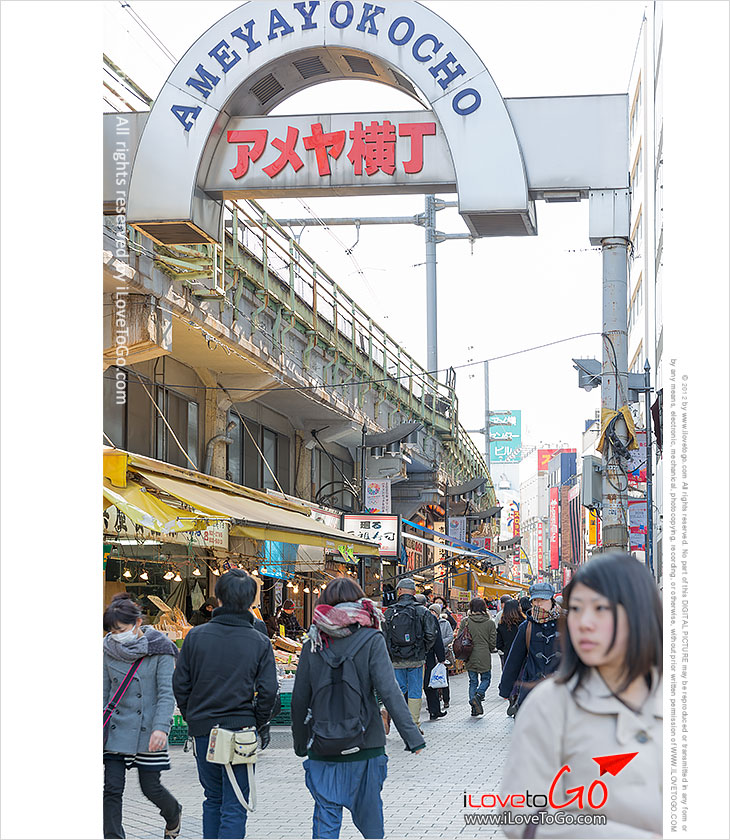 เที่ยวญี่ปุ่น โตเกียว ด้วยตัวเอง Japan Tokyo Trip Shopping ตลาด ameyoko อาเมโยโกะ