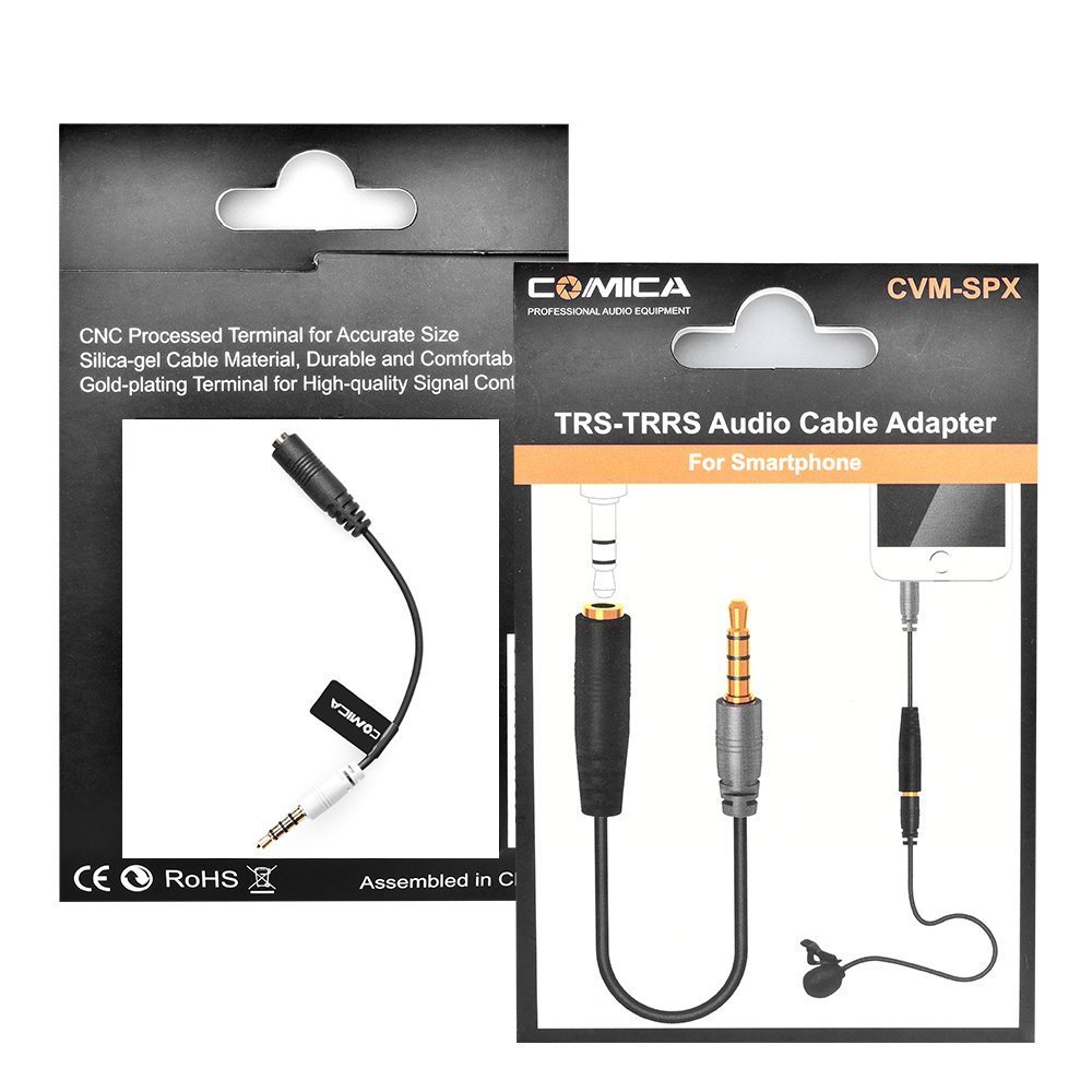 COMICA CVM-SPX TRS-TRRS AUDIO CABLE ADAPTER