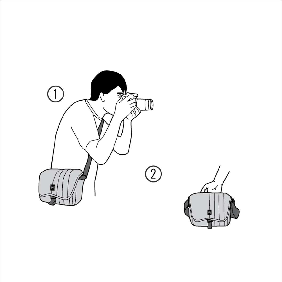 กระเป๋ากล้อง Flying Duck Sling 4000