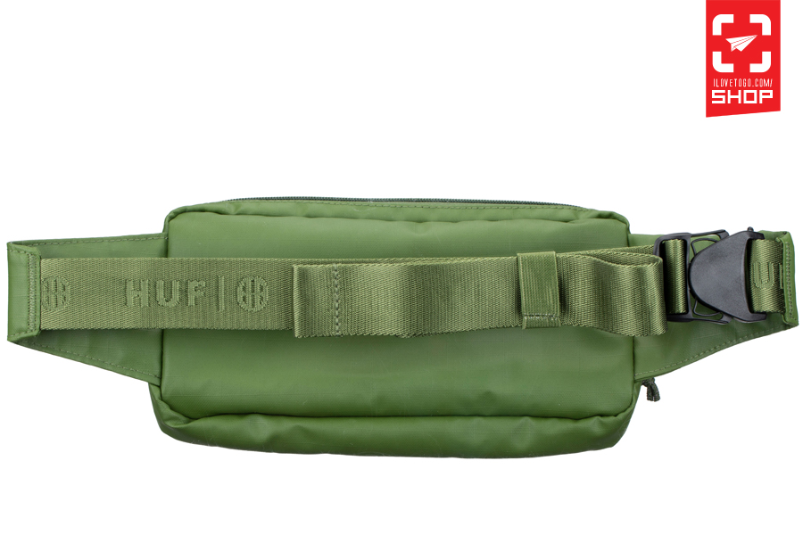 Jansport x Huf Waisted Waist Pack สี Olive Coated Ripstop