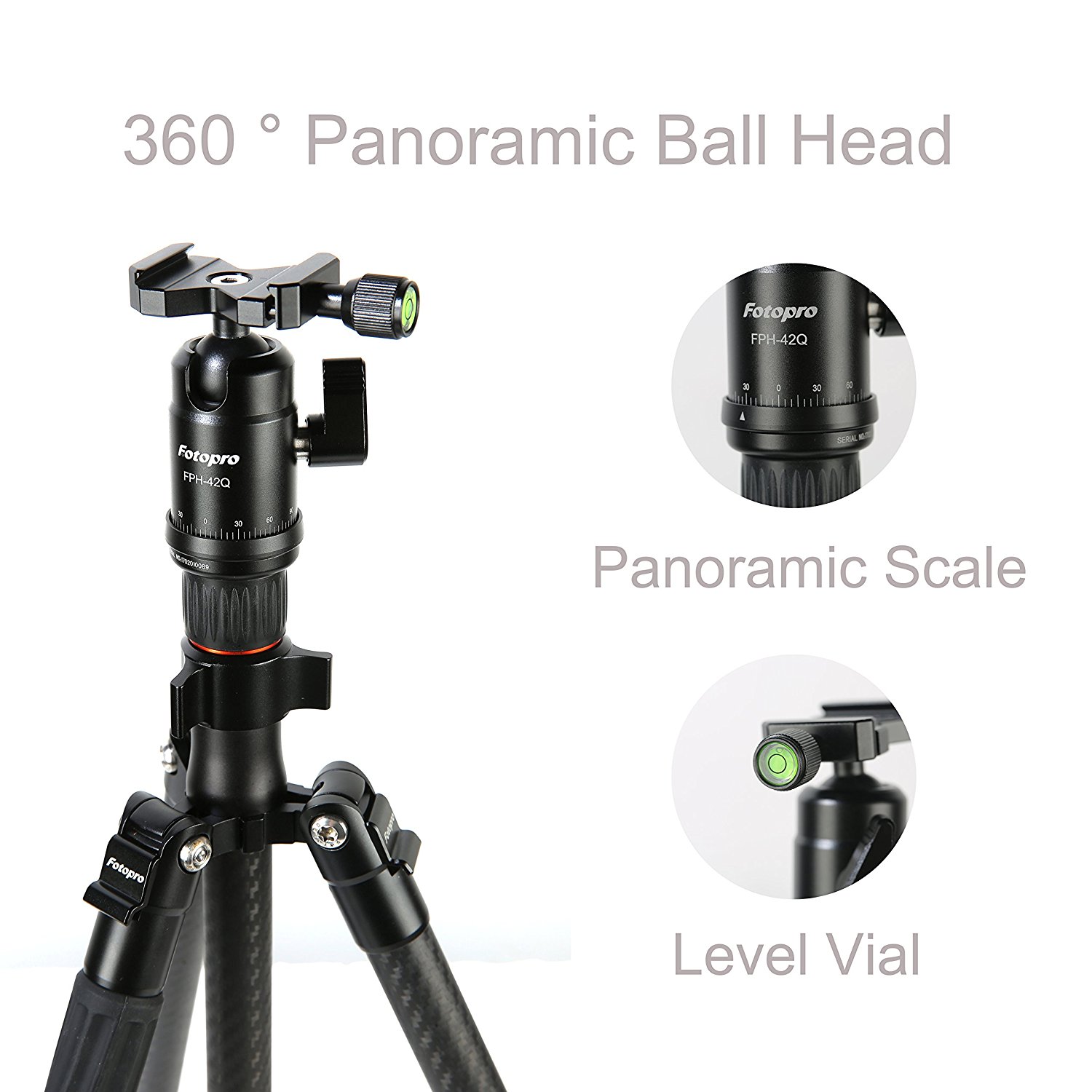 ขาตั้งกล้อง Fotopro X-aircross 1 Carbon Fiber Professional Tripods