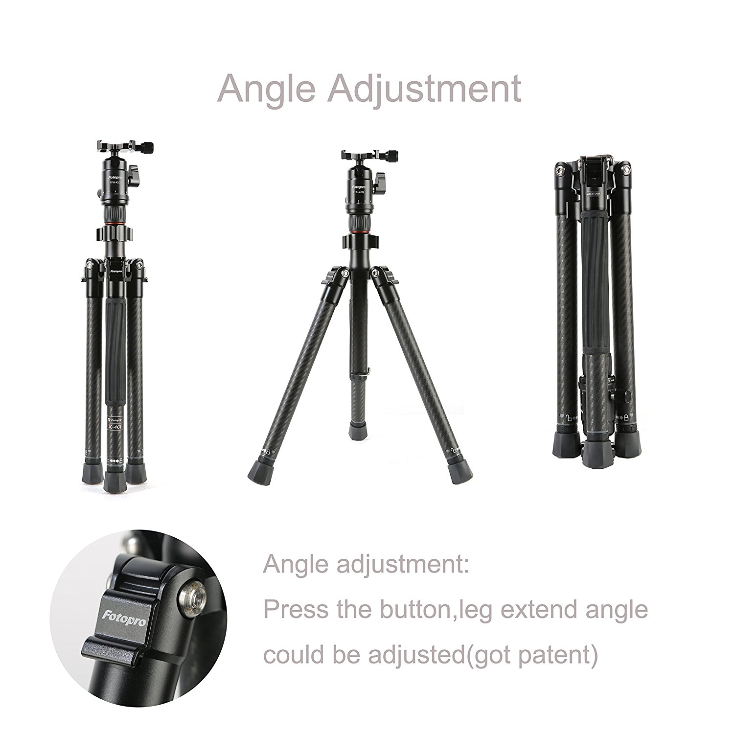 ขาตั้งกล้อง Fotopro X-aircross 1 Carbon Fiber Professional Tripods