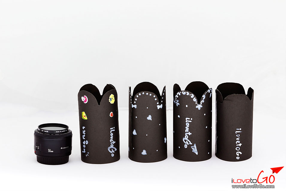Lens Hood DIY เลนส์ฮูด DIY canon nikon Canon EF 50mm F1.8 II กล้องดิจิตอล วิธีถ่าย เลนส์ กล้องดิจิตอล