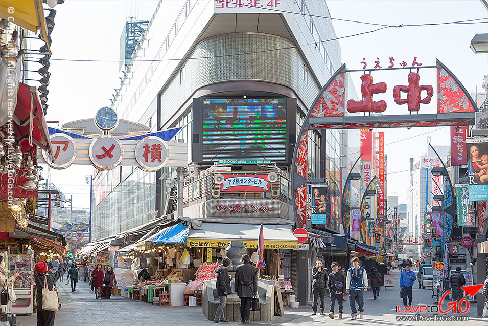 เที่ยวญี่ปุ่น โตเกียว ด้วยตัวเอง Japan Tokyo Trip ตลาด ameyoko อาเมโยโกะ