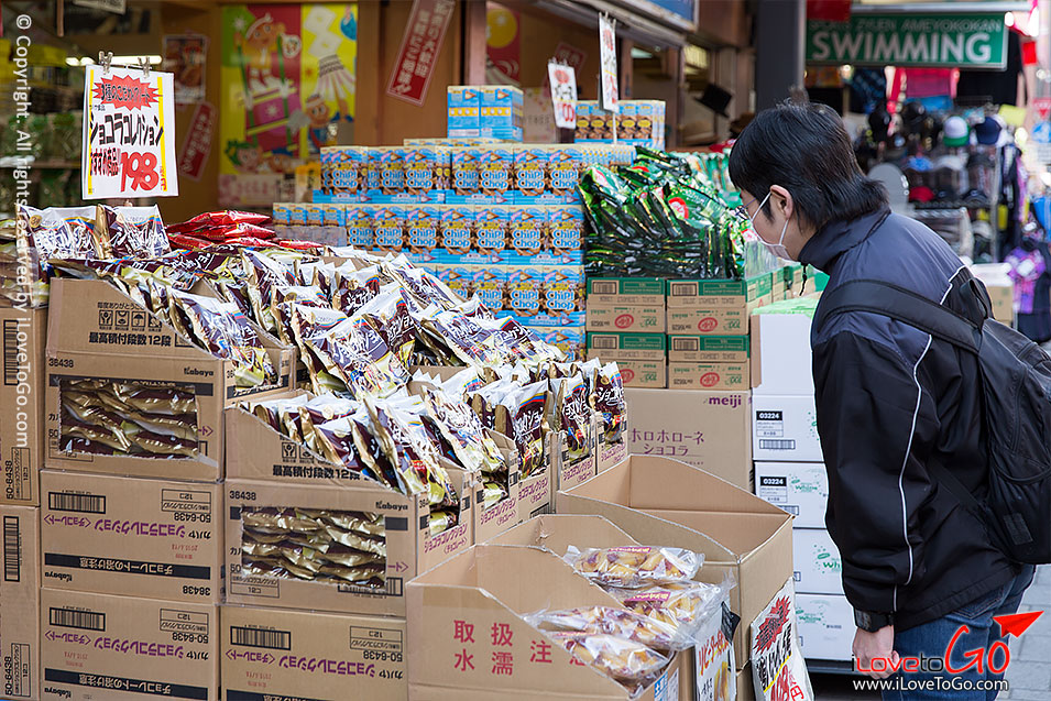เที่ยวญี่ปุ่น โตเกียว ด้วยตัวเอง Japan Tokyo Trip ขนมญี่ปุ่น ตลาด ameyoko อาเมโยโกะ