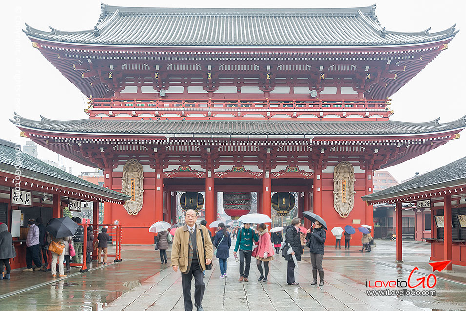 เที่ยวญี่ปุ่น โตเกียว ด้วยตัวเอง Japan Tokyo Trip วัดอาสะคุสะ Asakusa อูเอะโนะ Ueno วัดเซ็นโซจิ Sensoji ซูชิสายพาน ราเม็ง วัดสายฟ้า สวนอุเอะโนะ