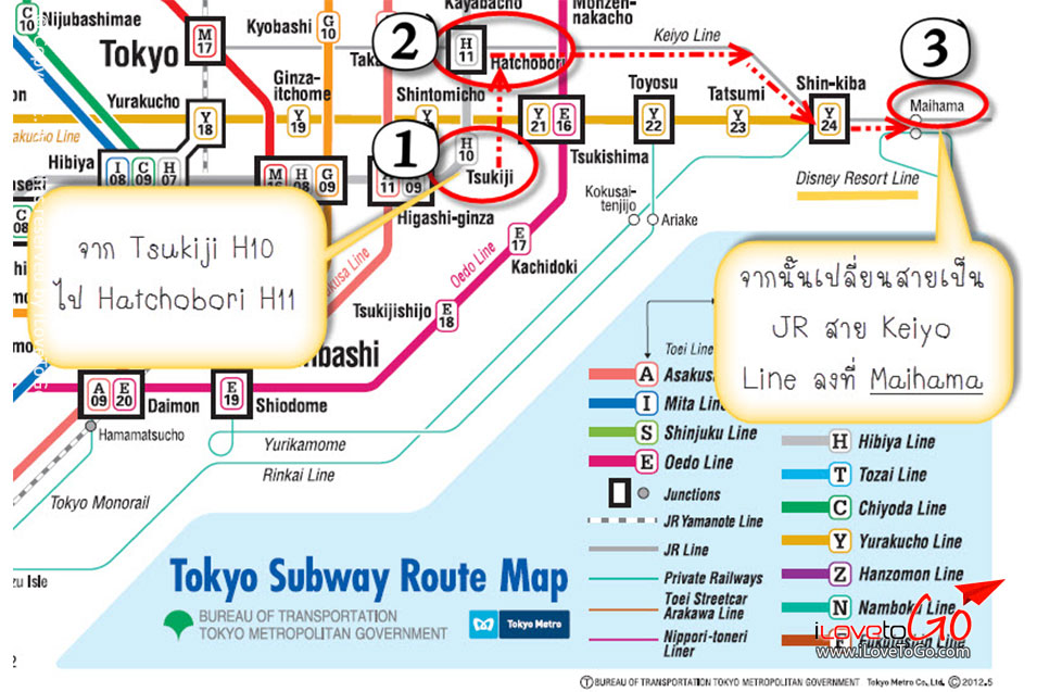 เที่ยวญี่ปุ่นด้วยตัวเอง Japan Tokyo Trip โตเกียวดิสนีย์ซี Tokyo Disney Sea ตลาดปลาทสึกิจิ ซูชิได sushi tsukiji sushi sunmai tsukiji fish market