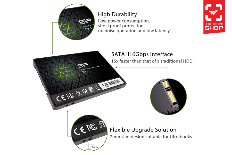 เอสเอสดีไดร์ส SP SSD -3D NAND S56