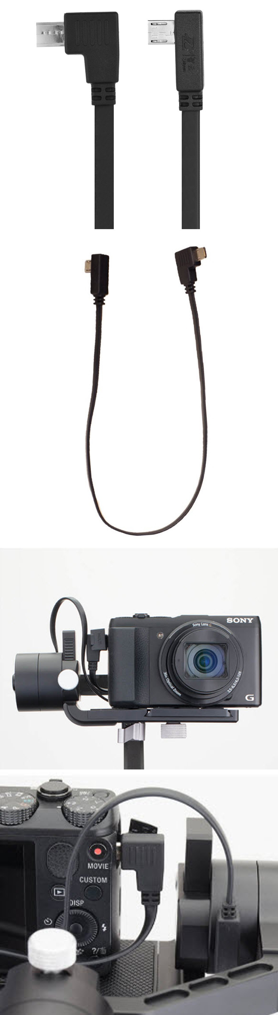 thumbnail image 2 of Micro USB To TypeC Camera Control Cable For ZHIYUN Crane 2 3 LAB Weebill-S USB-C 2 of 14