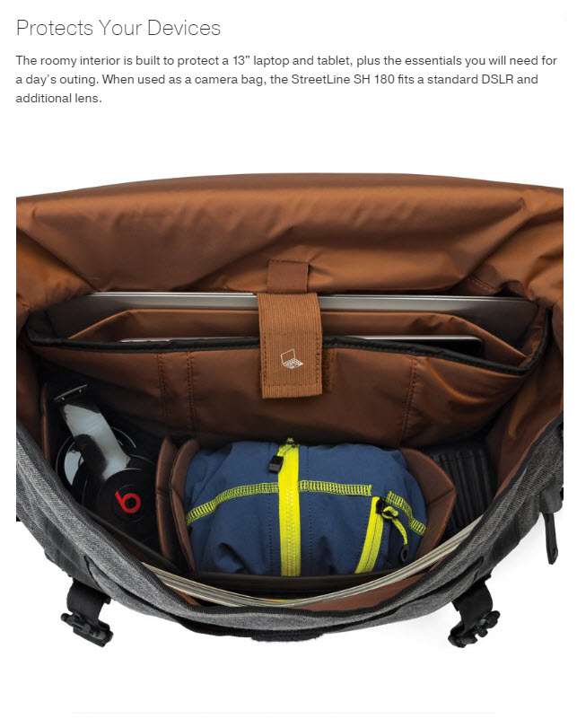 กระเป๋ากล้อง Lowepro StreetLine SH 180