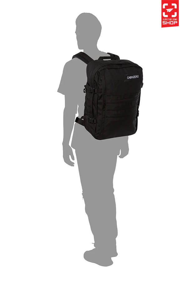 CabinZero Military Black 44L