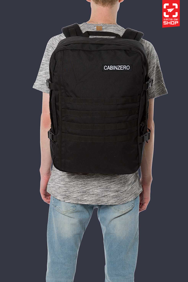 CabinZero Military Black 44L