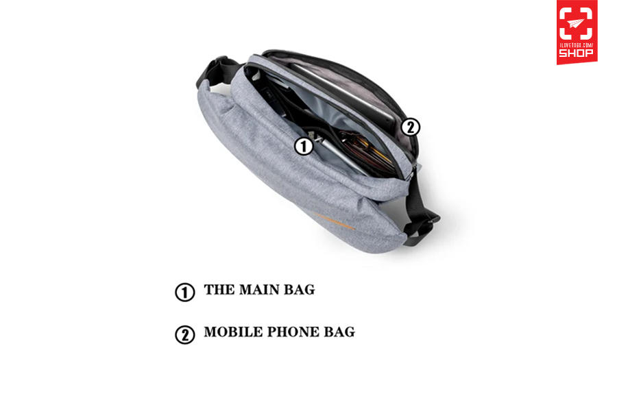 กระเป๋า NIID X Urbanature R0 PLUS Sling Bag สี Meteorite Black
