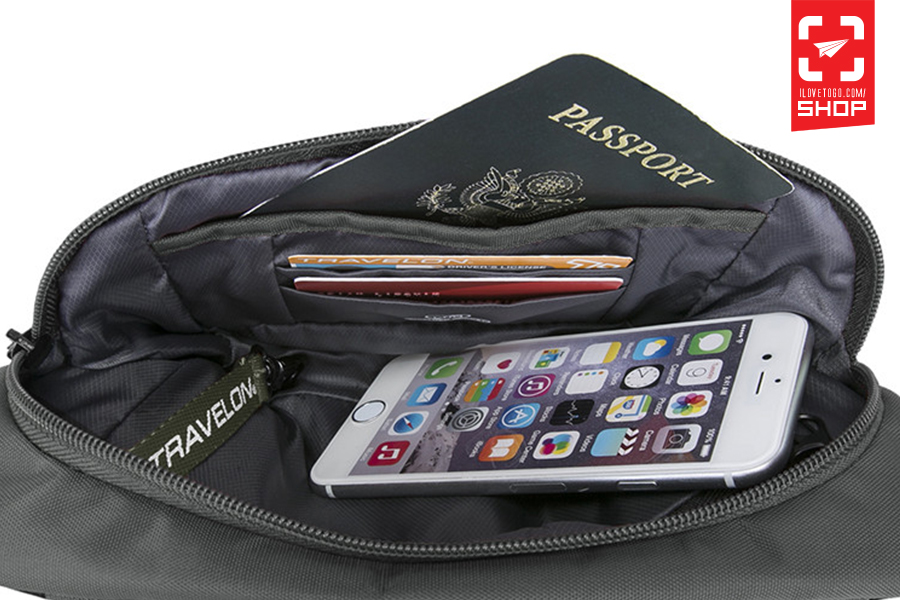 กระเป๋า Travelon Anti-Theft Active Waist Pack (Black)