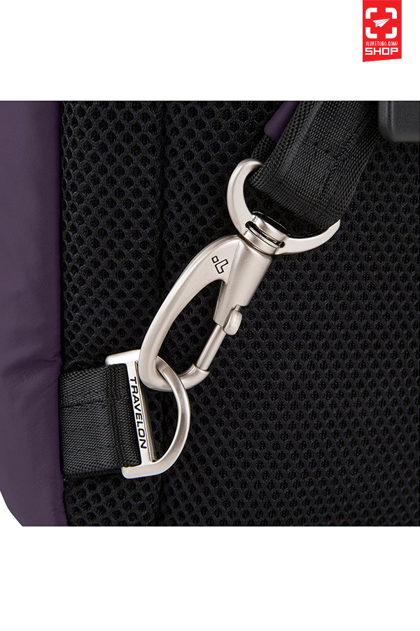 กระเป๋า Travelon 42953-Anti-Theft Classic Light Sling (Dark Purple)
