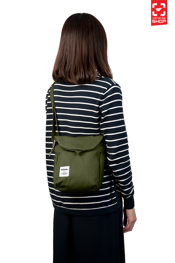 Hellolulu DESI All Day Sling Bag Olive Green