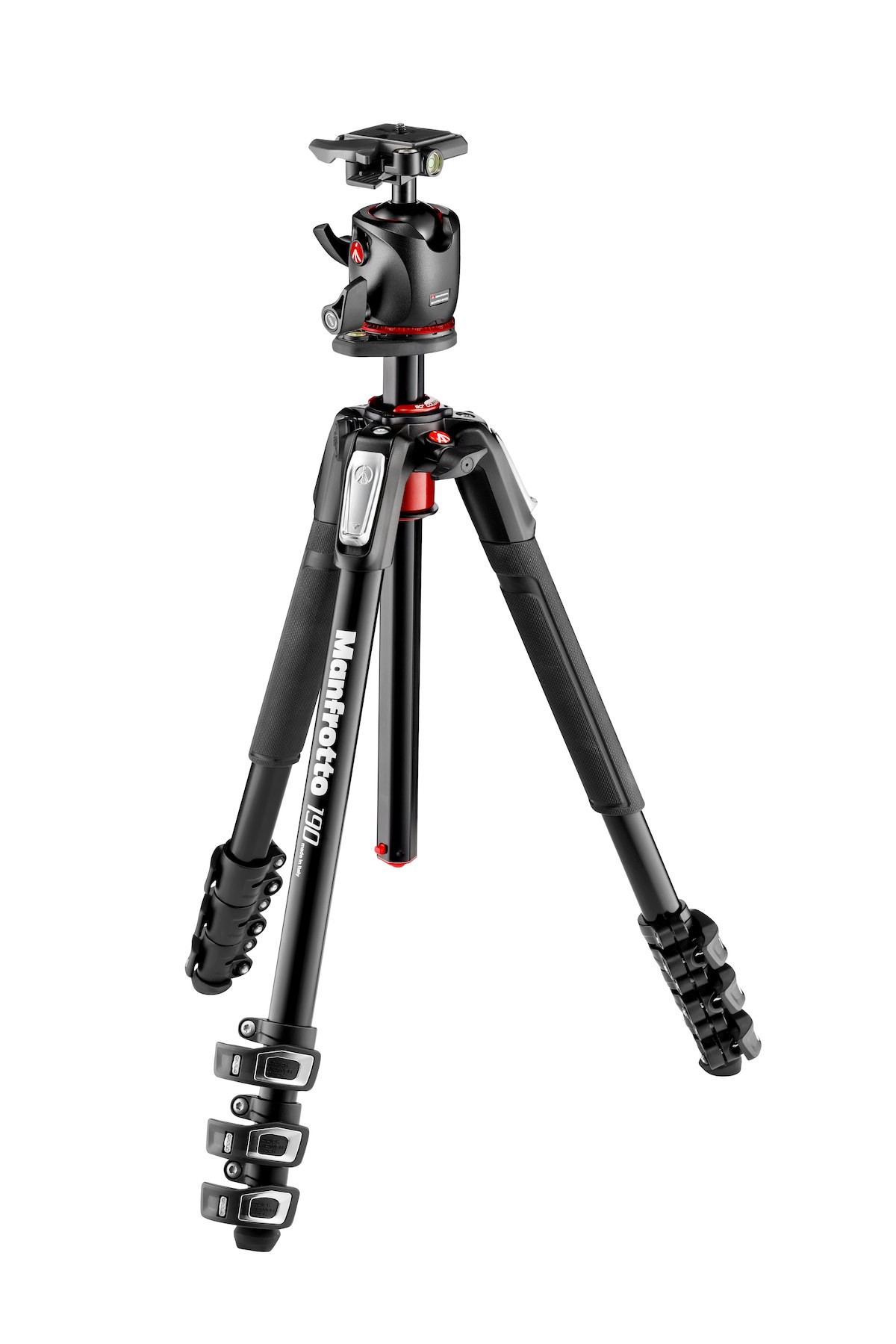 ขาตั้งกล้อง Manfrotto 190 Aluminium 4-Section Tripod with XPRO Ball Head