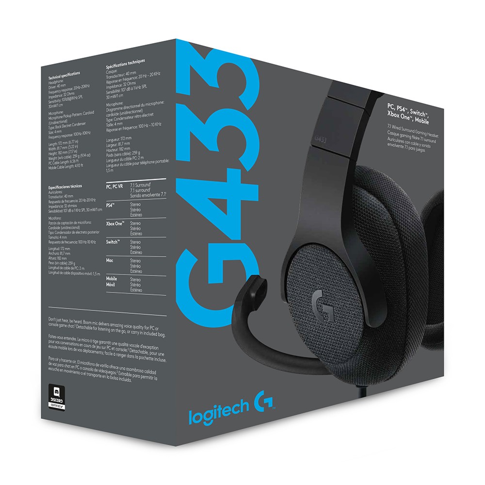 หูฟัง Logitech G433